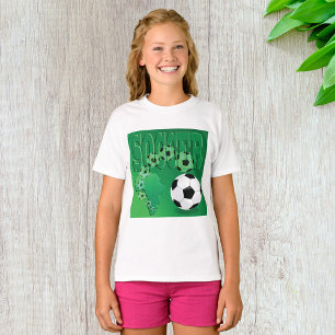 Soccer Africa Bold Green Football T-Shirt