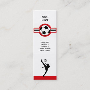 soccer : air star mini business card