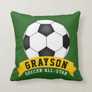 Soccer All-Star Throw Pillow