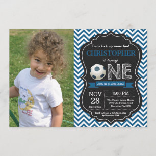Soccer Anniversaire Invitation 1er Anniversaire