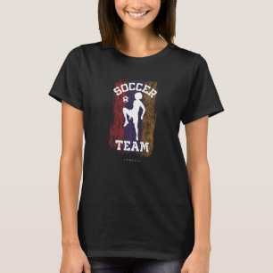 Soccer Armenia Flag Football Womens Soccer Girls T-Shirt