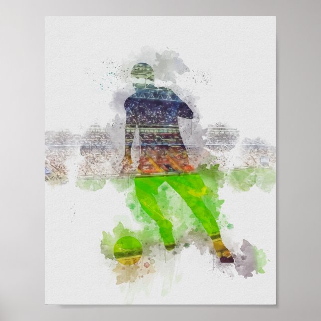 Soccer Art Poster (Front)