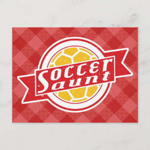 Soccer Aunt Post Card