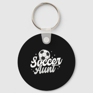 Soccer Aunt Proud Aunt Of A Soccer Player Auntie _ Keychain