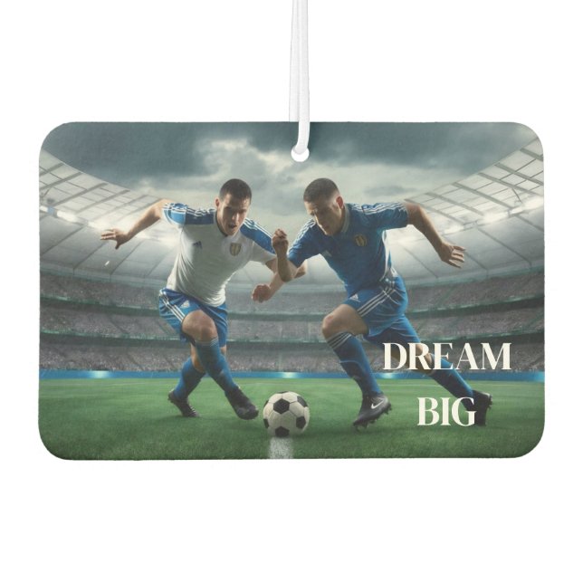Soccer Auto Air Freshener (Front)