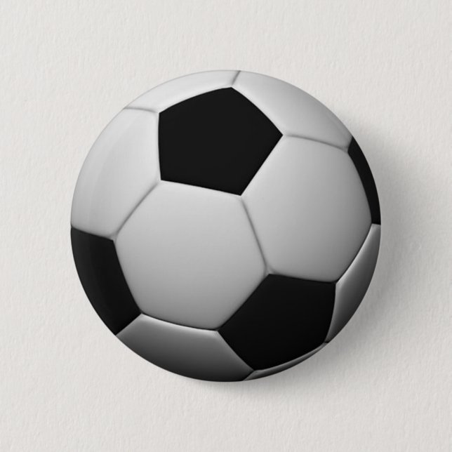 SOCCER badge 2 Inch Round Button (Front)