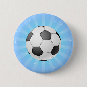 SOCCER BALL 2 INCH ROUND BUTTON
