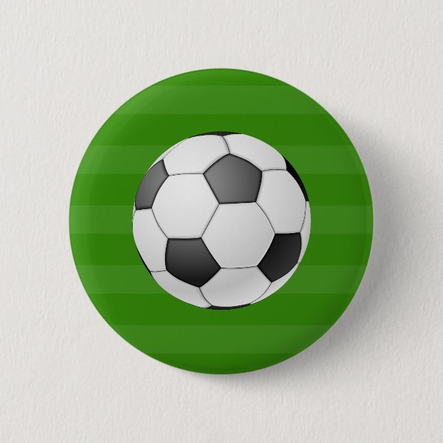 SOCCER BALL 2 INCH ROUND BUTTON (Front)