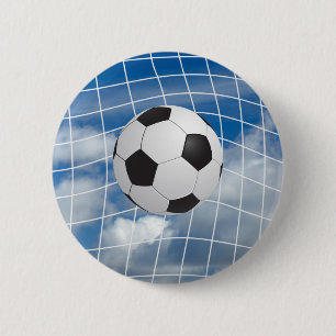 Soccer ball 2 inch round button