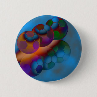 Soccer Ball 2 Inch Round Button