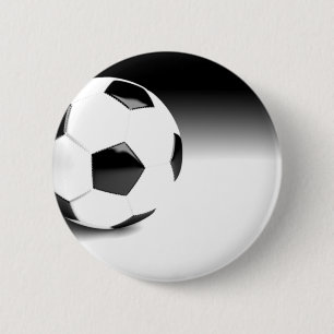 Soccer Ball 2 Inch Round Button