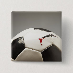 Soccer ball 3 2 inch square button