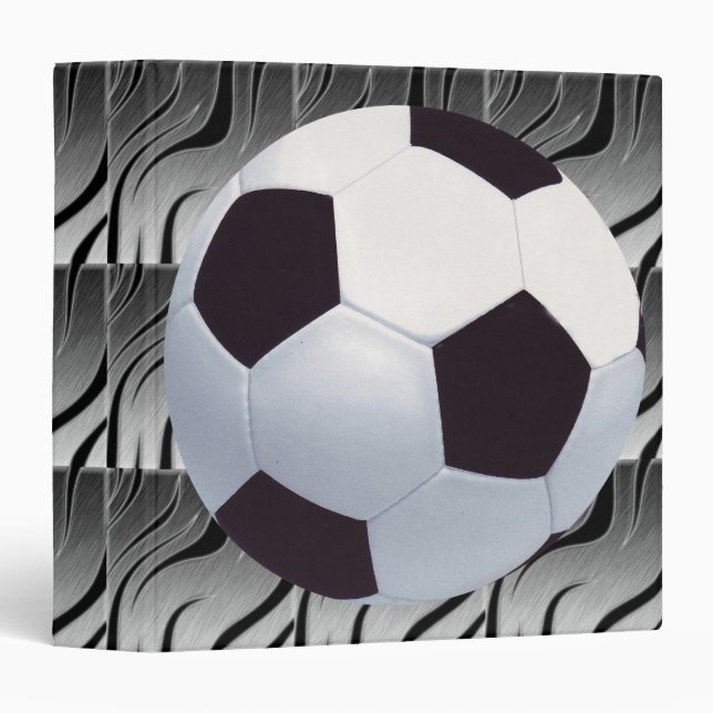 Soccer Ball Binder/Organizer Binder (Front/Spine)