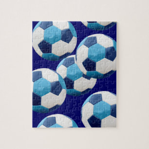 Soccer Ball Blues Jigsaw Puzzle