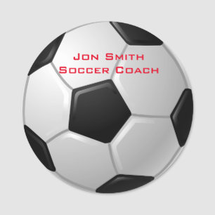 Soccer Ball Classic Name Tag