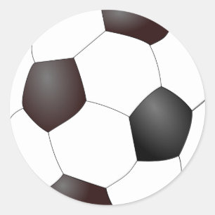 Soccer Ball Classic Round Sticker