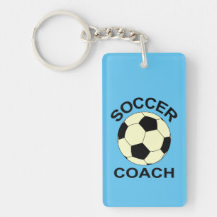 Soccer Ball Coach Keychain