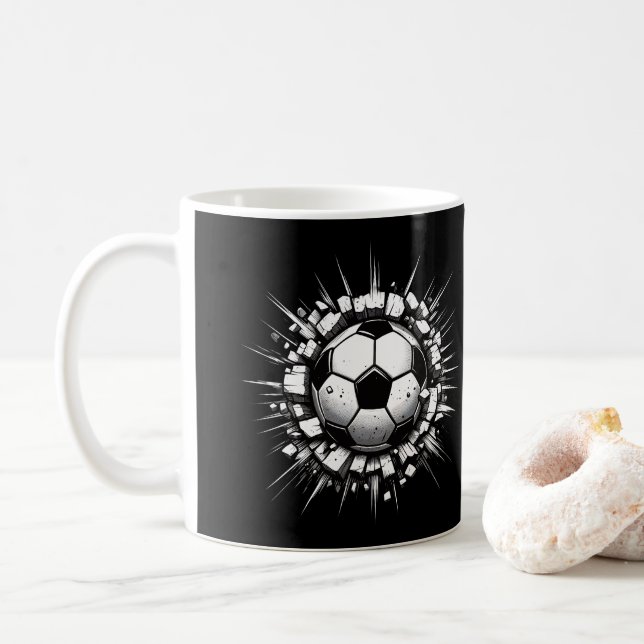 Soccer Ball Coffee Mug (With Donut)