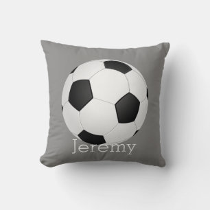 soccer ball custom personalized pillow