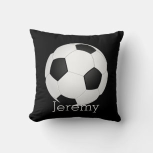 soccer ball custom personalized pillow