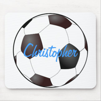 Soccer Ball - Customizable Mouse Pad