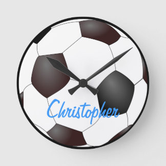 Soccer Ball - Customizable Round Clock
