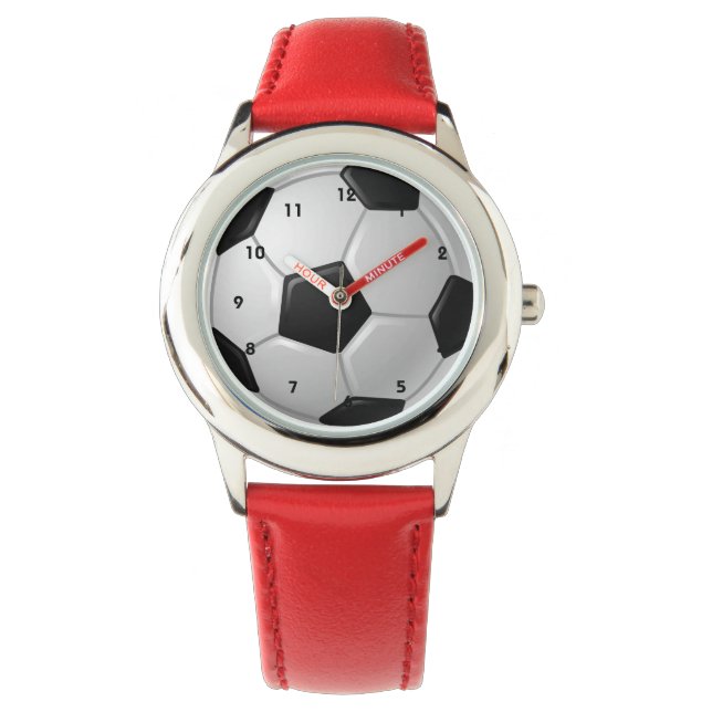 Soccer Ball Design Watch (Front)