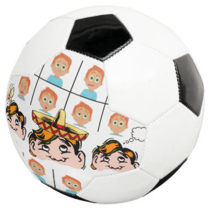 Soccer Ball Different Faces 