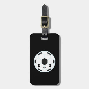 Soccer Ball Emoji Luggage Tag