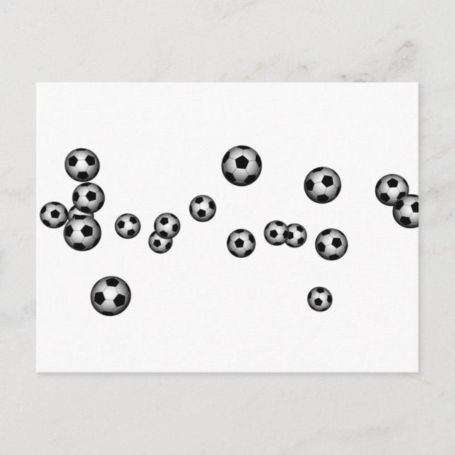 Soccer Ball Explosion Postcard (Front)