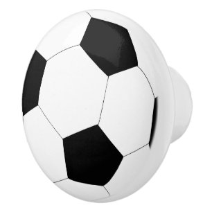 Soccer Ball Football Ceramic Knob