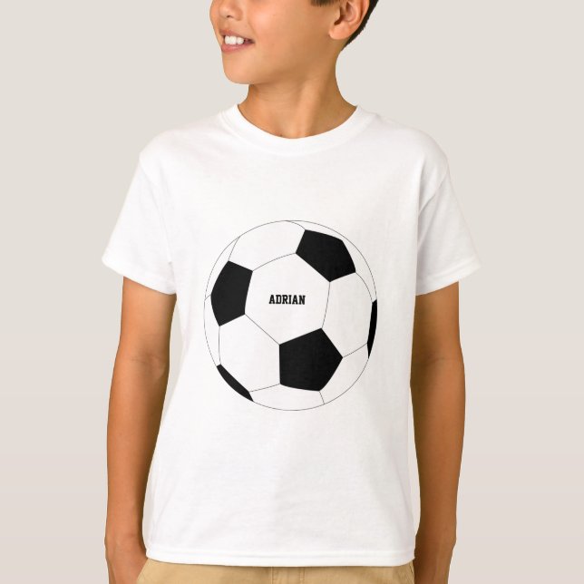 Soccer Ball Football Personalized  T-Shirt (Front)
