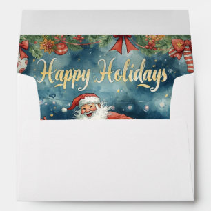 Soccer Ball for Christmas with Santa Claus Envelope