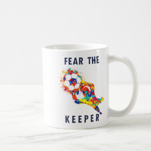 Soccer Ball Funny Goalie Keeper Quote Coffee Mug