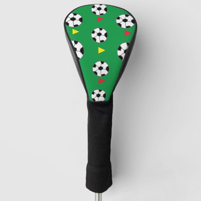 Soccer Ball Golf Head Cover (Front)