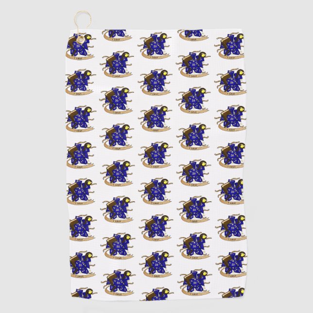 Soccer Ball Golf Towel (Front)