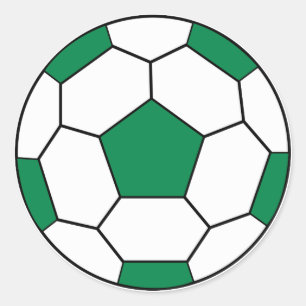 Soccer Ball Green Sticker