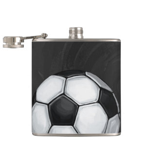Soccer Ball Hip Flask