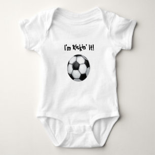 Soccer Ball, I'm Kickin' it! Infant's Shirt