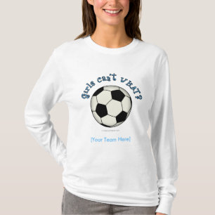 Soccer Ball in Black T-Shirt