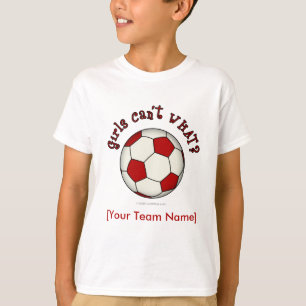Soccer Ball in Red T-Shirt
