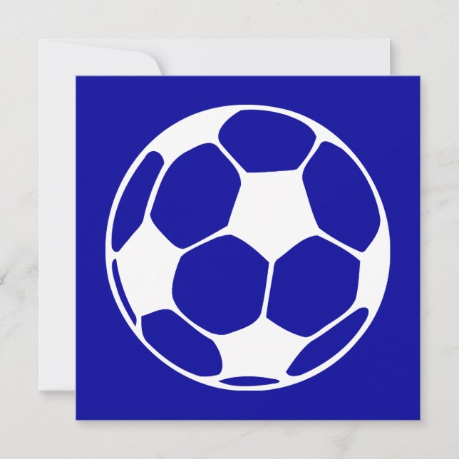 soccer ball invitation (Front)