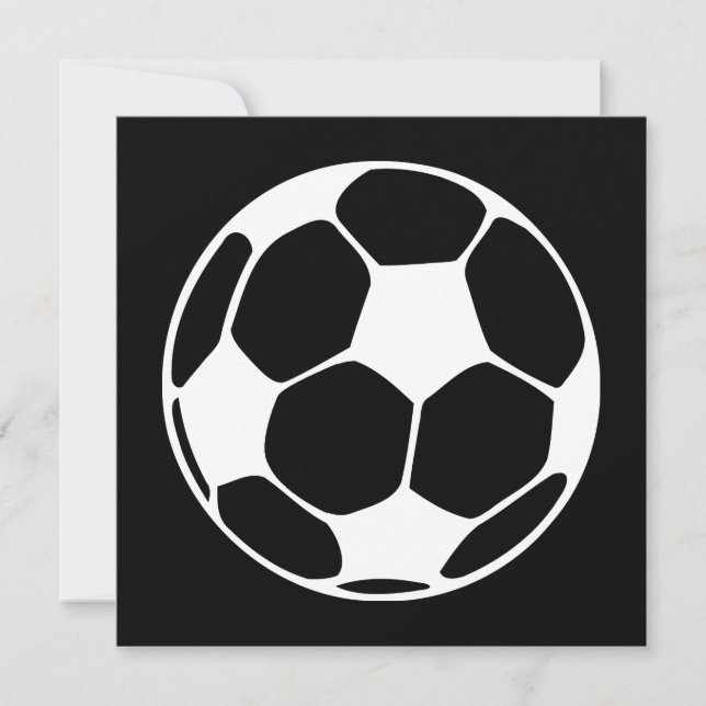 soccer ball invitation (Front)
