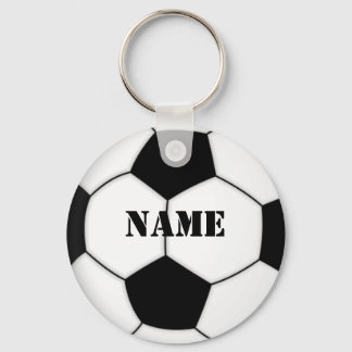 SOCCER BALL KEYCHAIN personalize with name