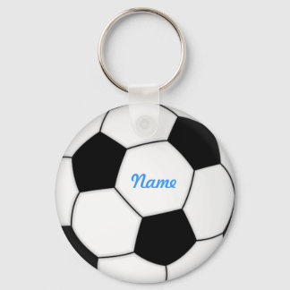 SOCCER BALL KEYCHAIN with custom name