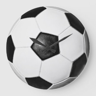 Soccer Ball Large Wall Clock