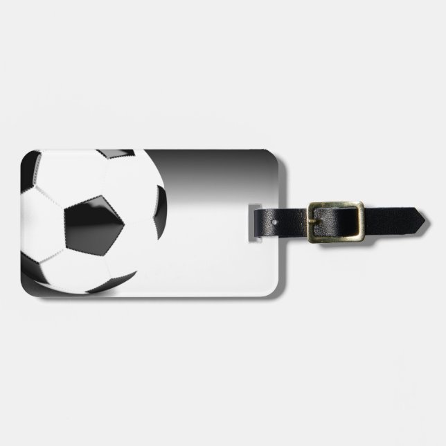 Soccer Ball Luggage Tag (Front Horizontal)