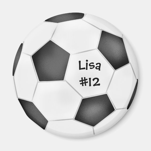 Soccer Ball Magnet (Front)