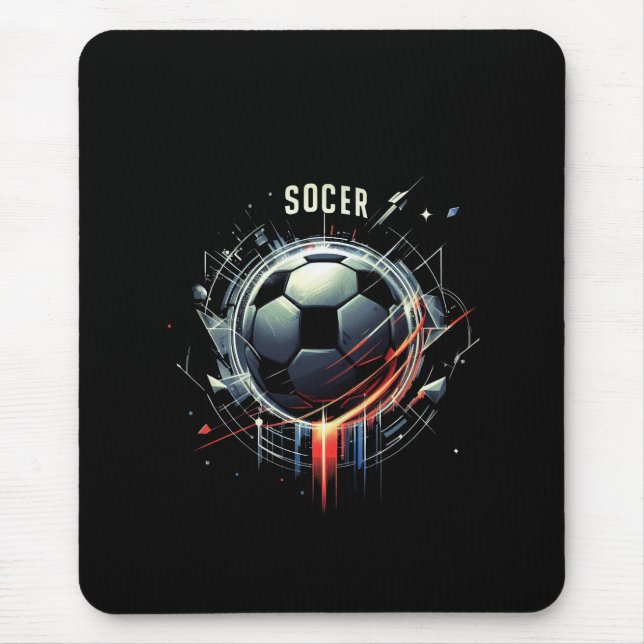 soccer ball mouse pad (Front)