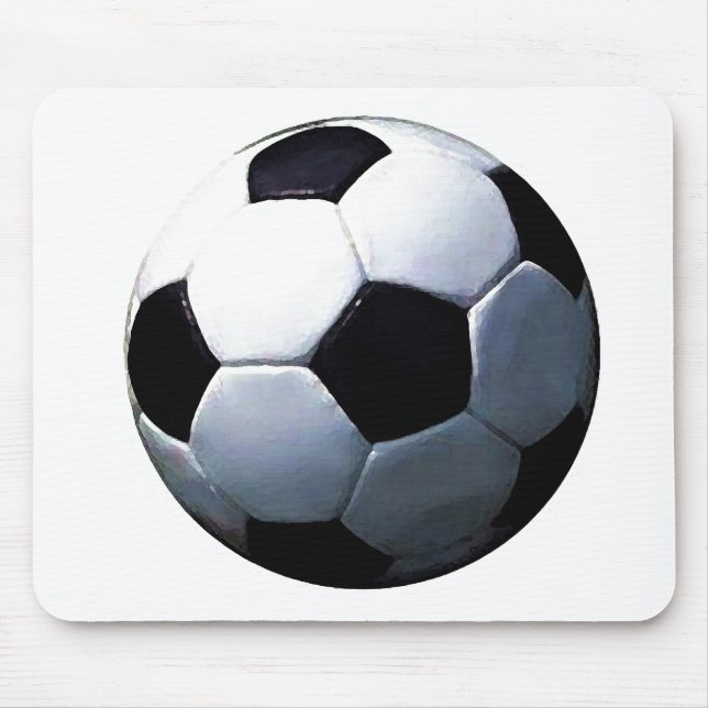 Soccer Ball Mouse Pad (Front)